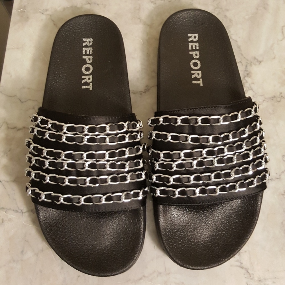 Report slide sandals